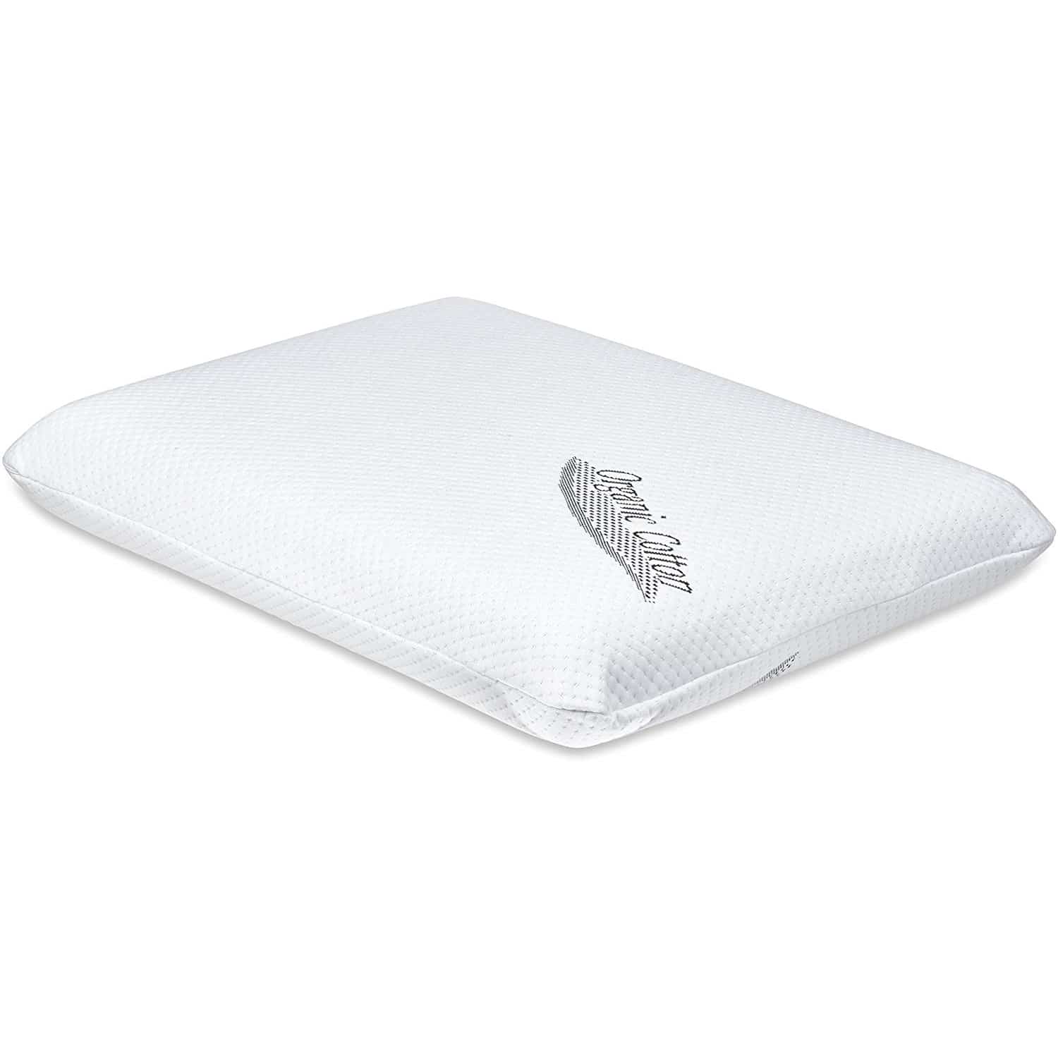 TruContour Thin Memory Foam Pillow for Stomach Sleepers